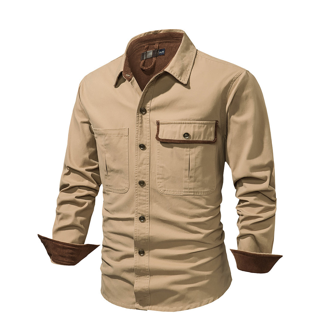 Emilus – Langærmet Button Down skjorte