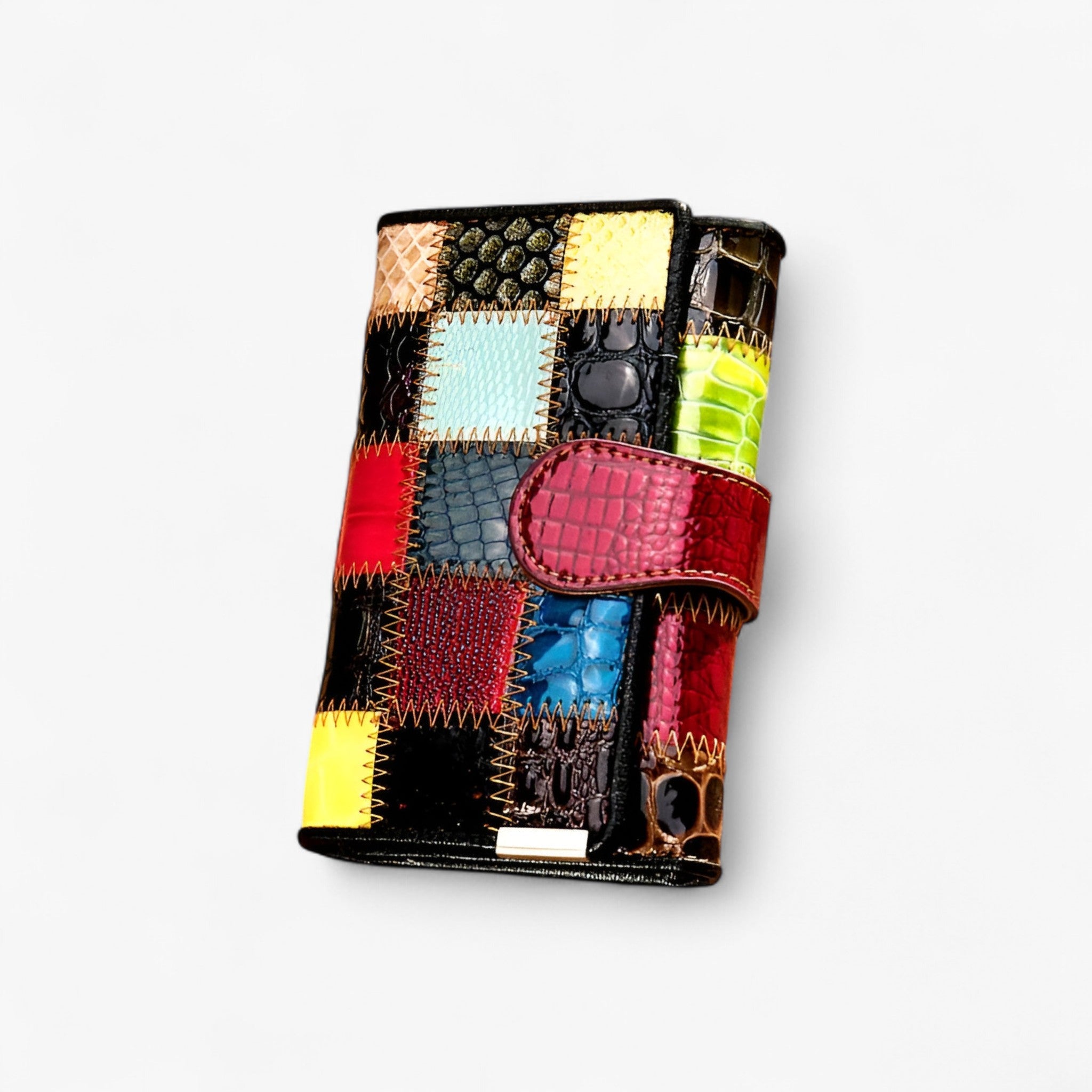 Faelira - Læder-pung til kvinder med patchwork-design