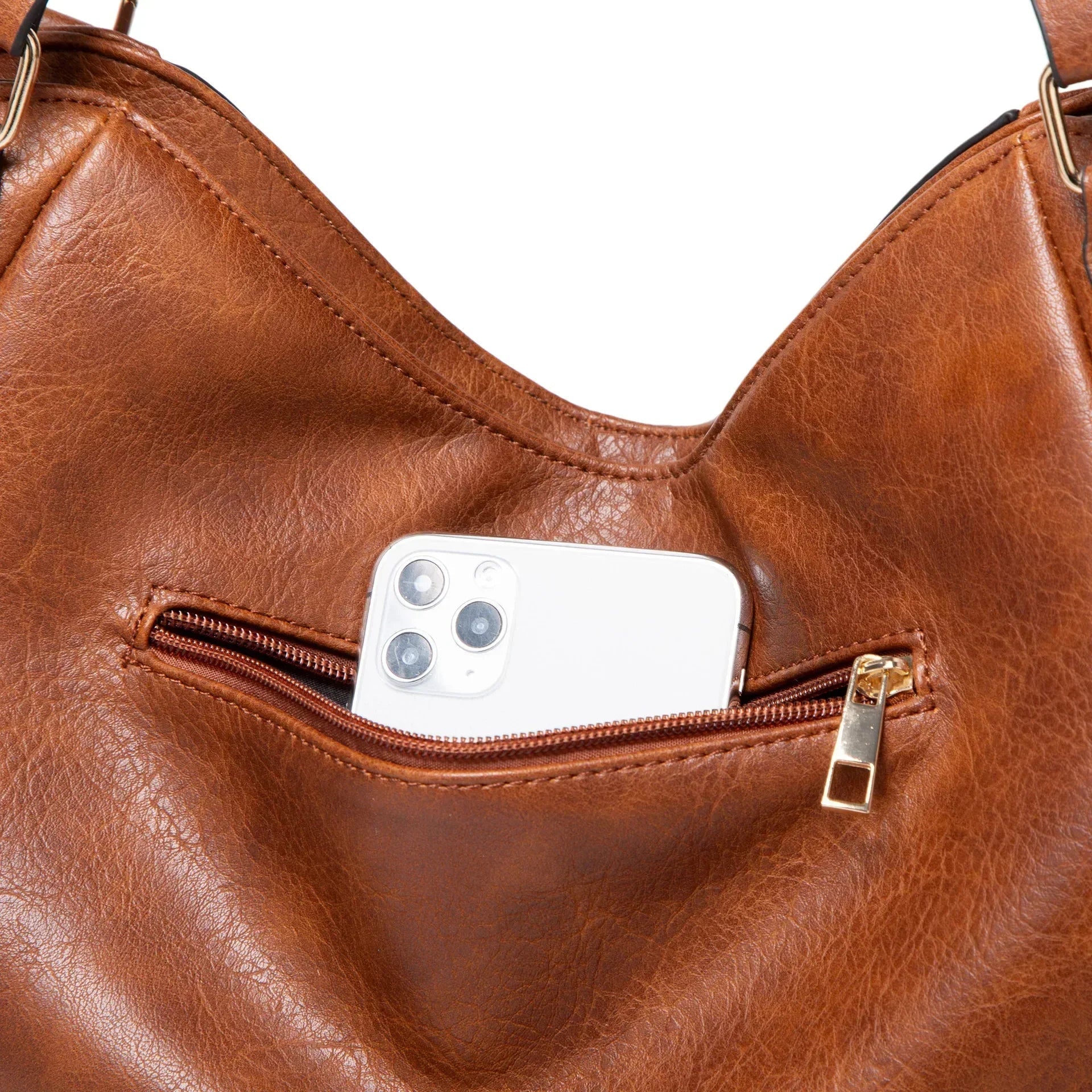 Francine - Elegant skuldertaske med kvastdesign