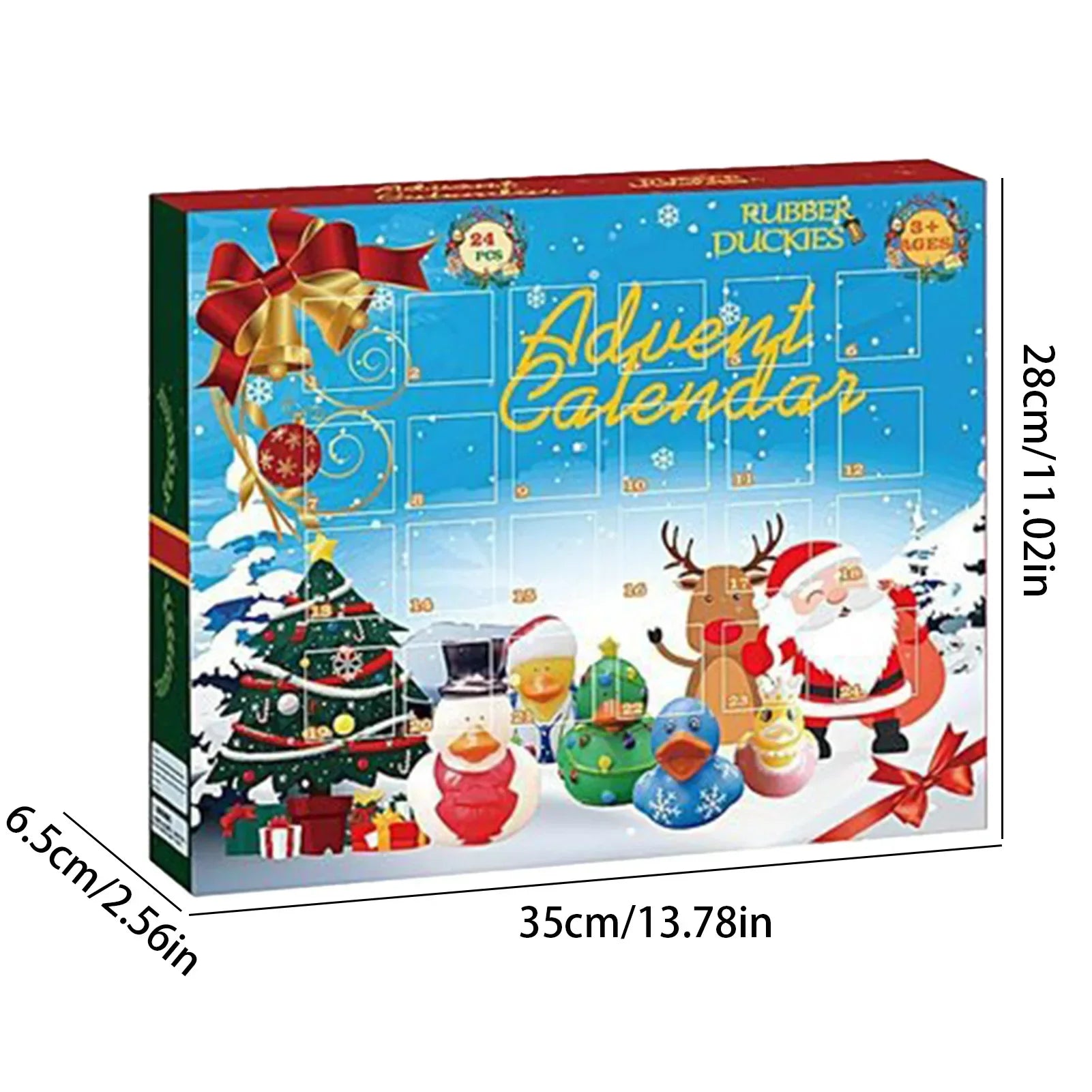 Jule-nedtælling Rubber Duck adventskalender