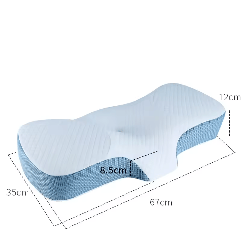 Ergonomisk sengetøj i memory skum pudeformet