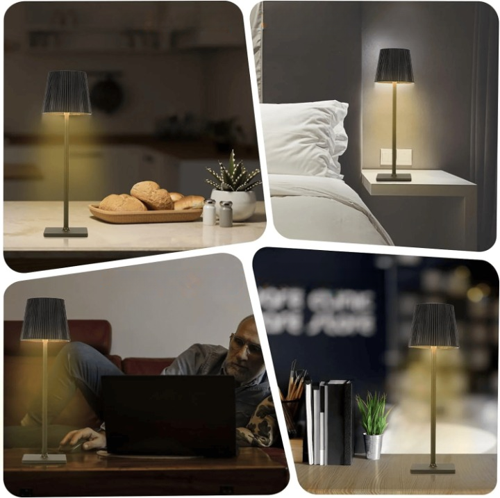 Klassisk LED-bordlampe med sensor