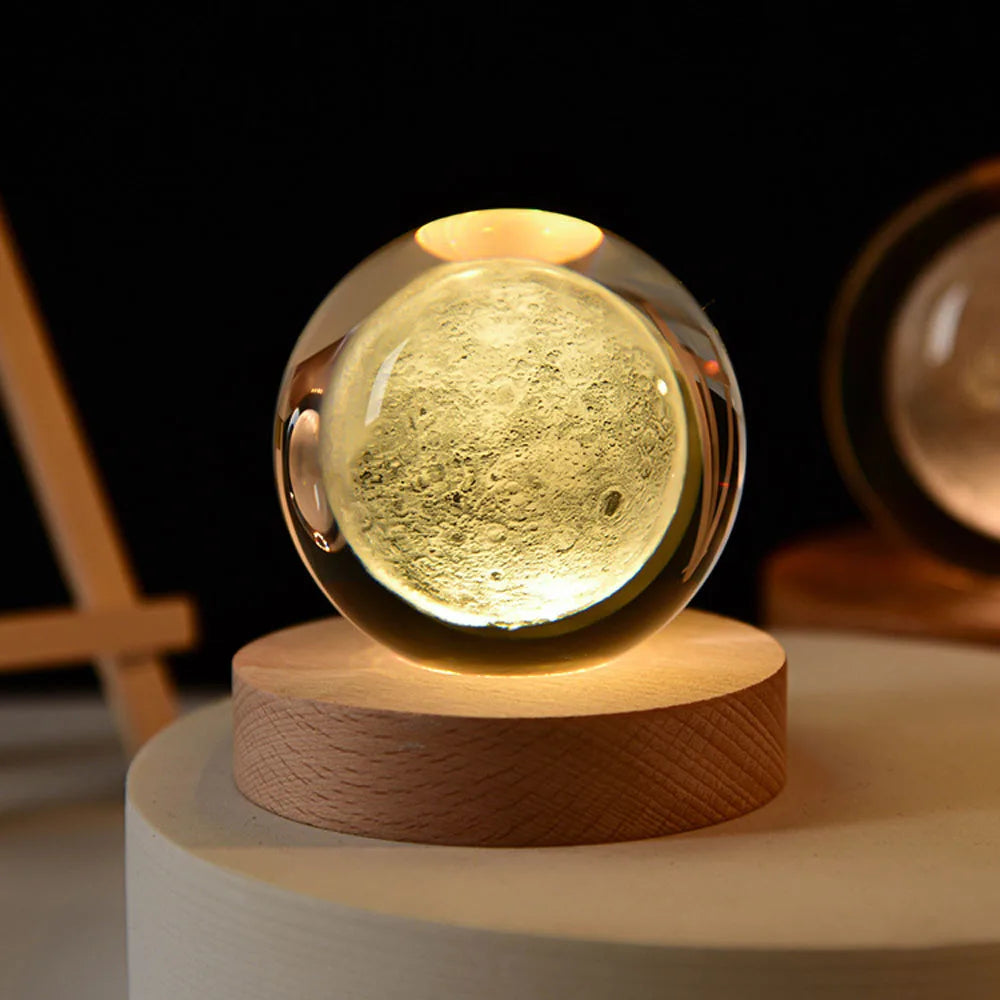 StellarGlow - 3D Planet Night Light med solsystemdesign