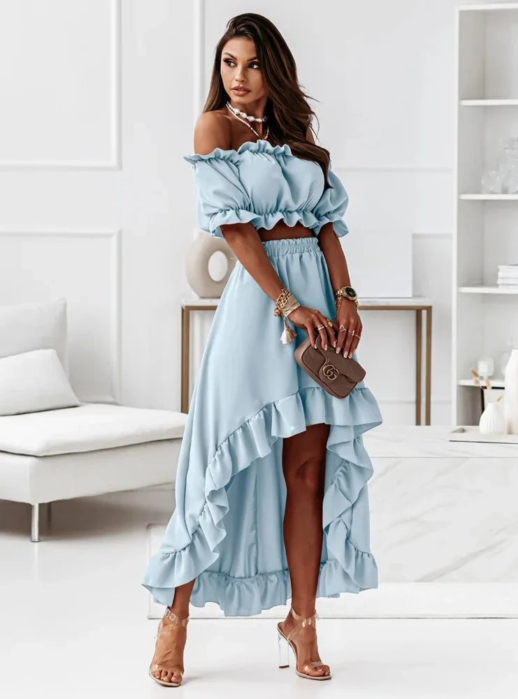 Ava - Elegant flæsesæt