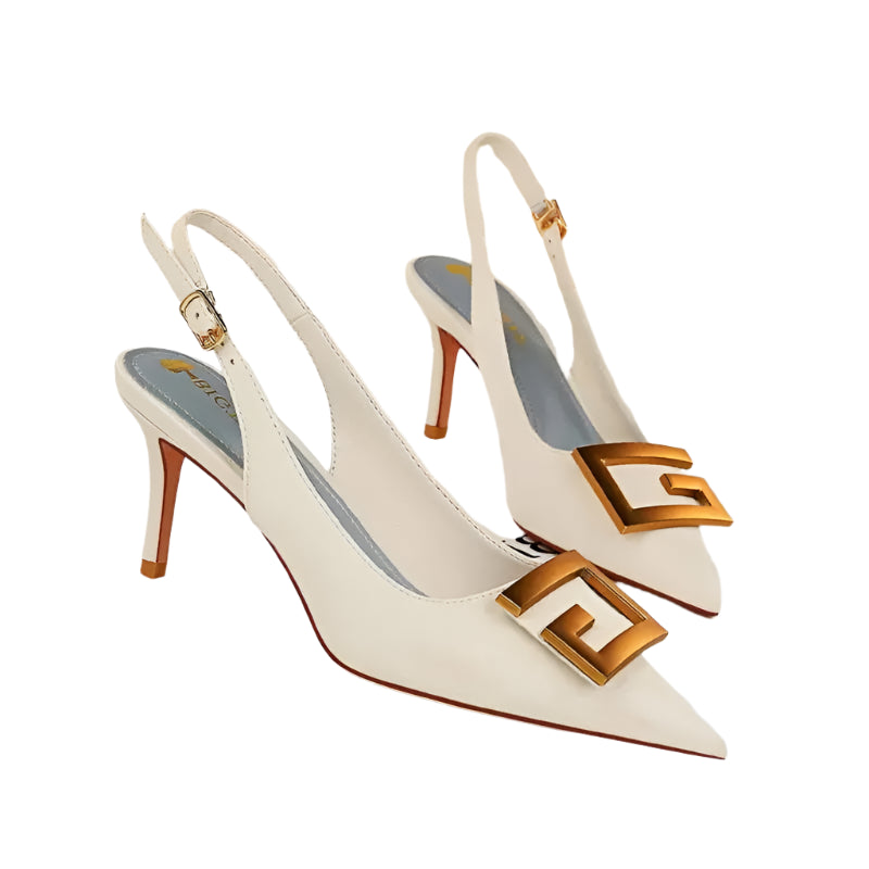 Myline – Justerbare hæle med Slingback Strap