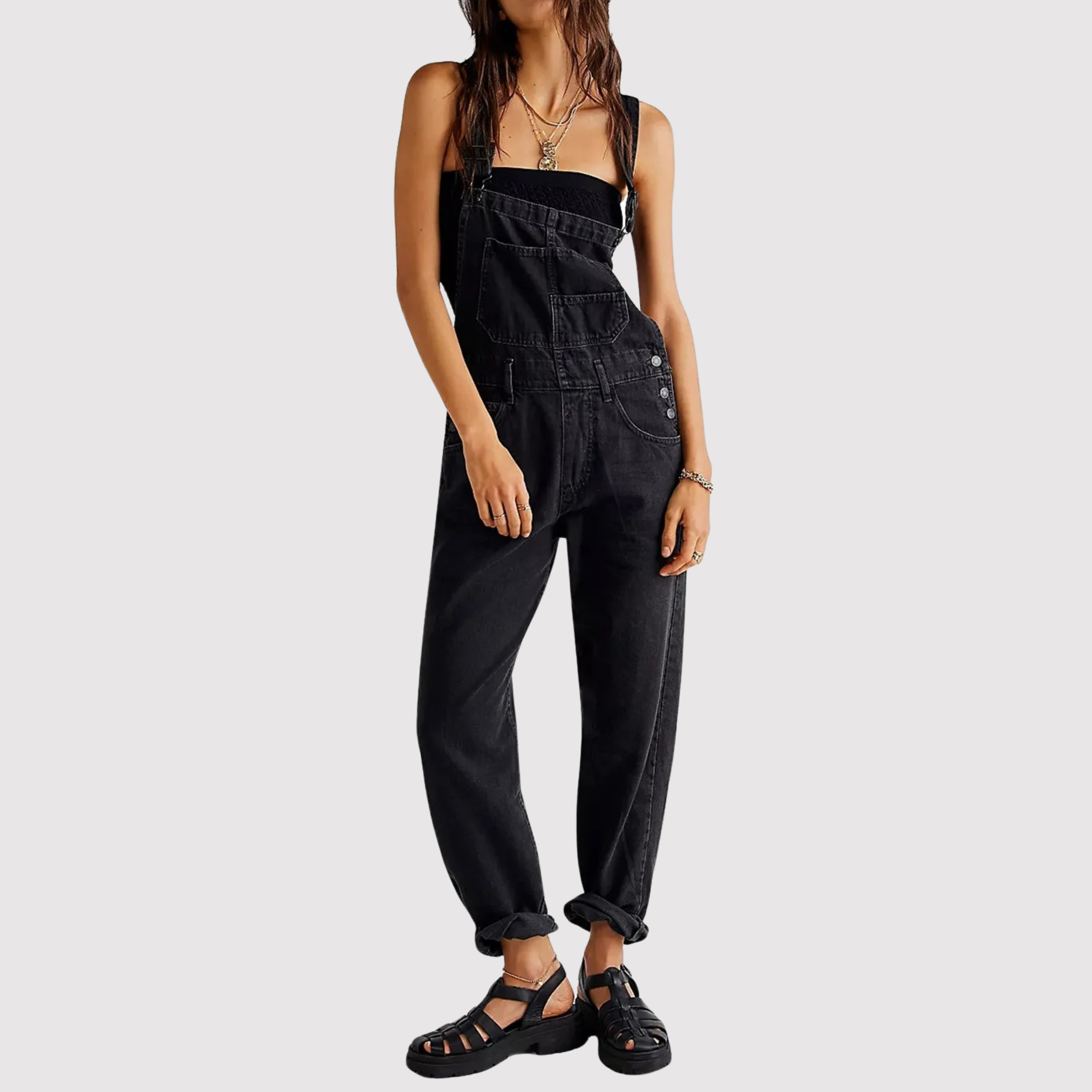 Nelly | Denim-jumpsuit til kvinder