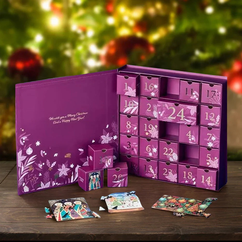 24-dages julepuslespil adventskalender