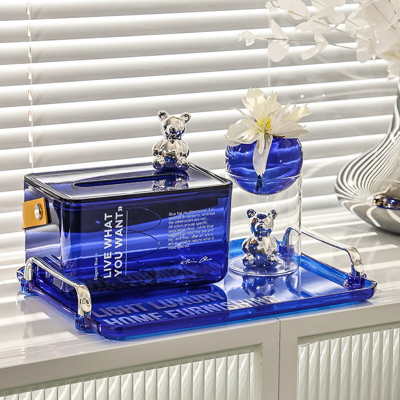 CosmicBear - Elegant glasvase med unikt design