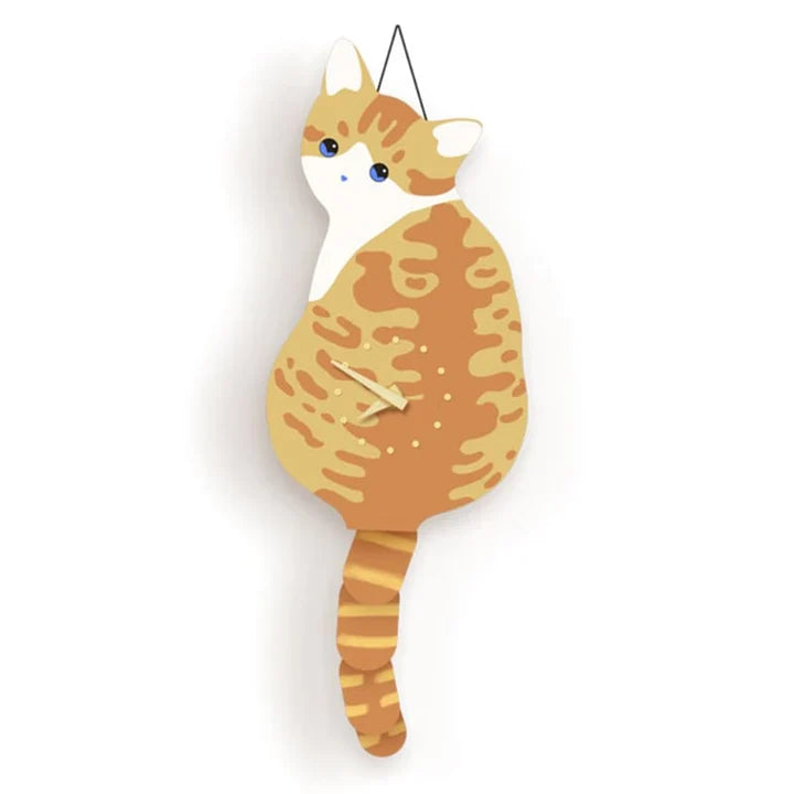 FelineTime – Et finurligt ur med kattetema med en dejlig logrende halebevægelse