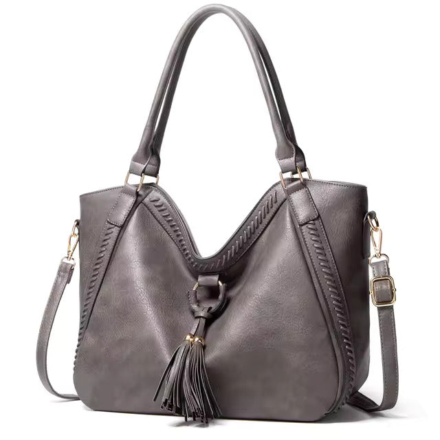 Francine - Elegant skuldertaske med kvastdesign