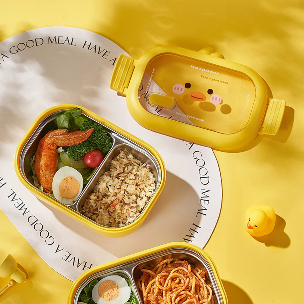 Børneskole Sød Bento Box forseglet bærbar madbeholder