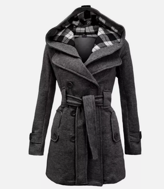 Sonny | Trench-coat med hætte