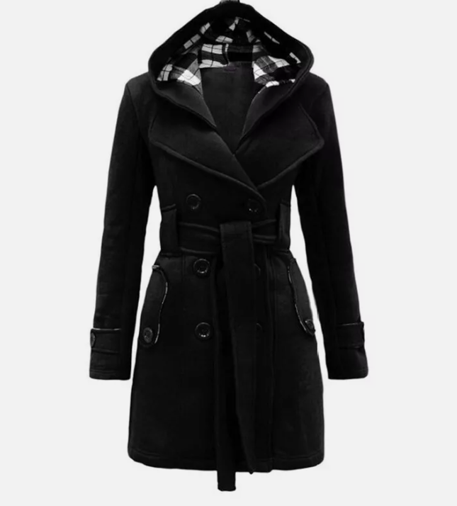 Sonny | Trench-coat med hætte