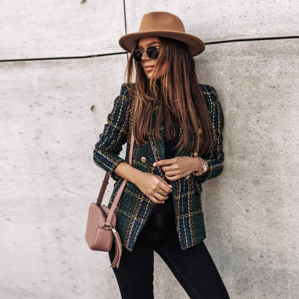 Rutet Blazer Janice