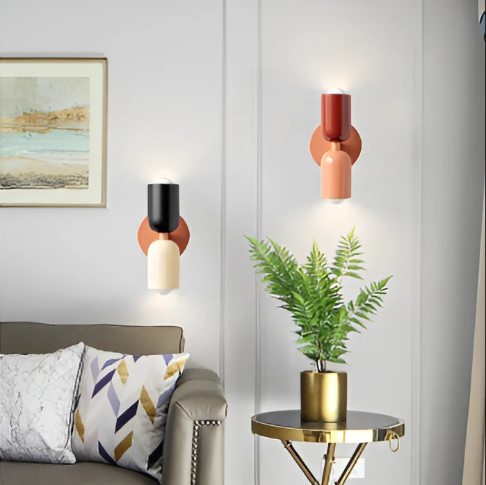 LumiGlow - Dobbeltsidet vintage moderne væglampe