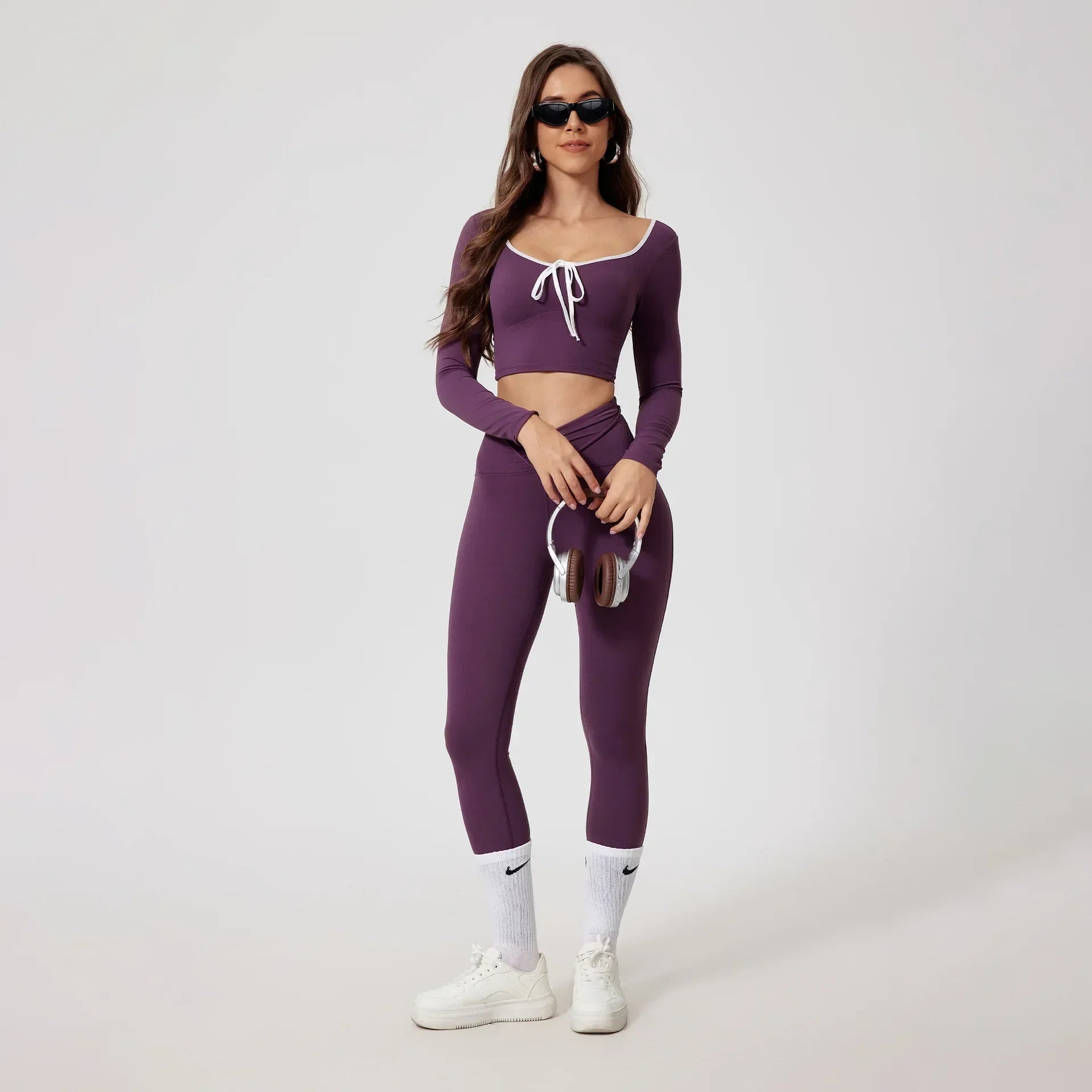 Danica - Workout top og leggings sæt
