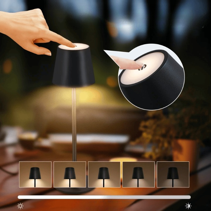 MoodyLamp - LED genopladelig Mood Touch Lighting skrivebordslampe