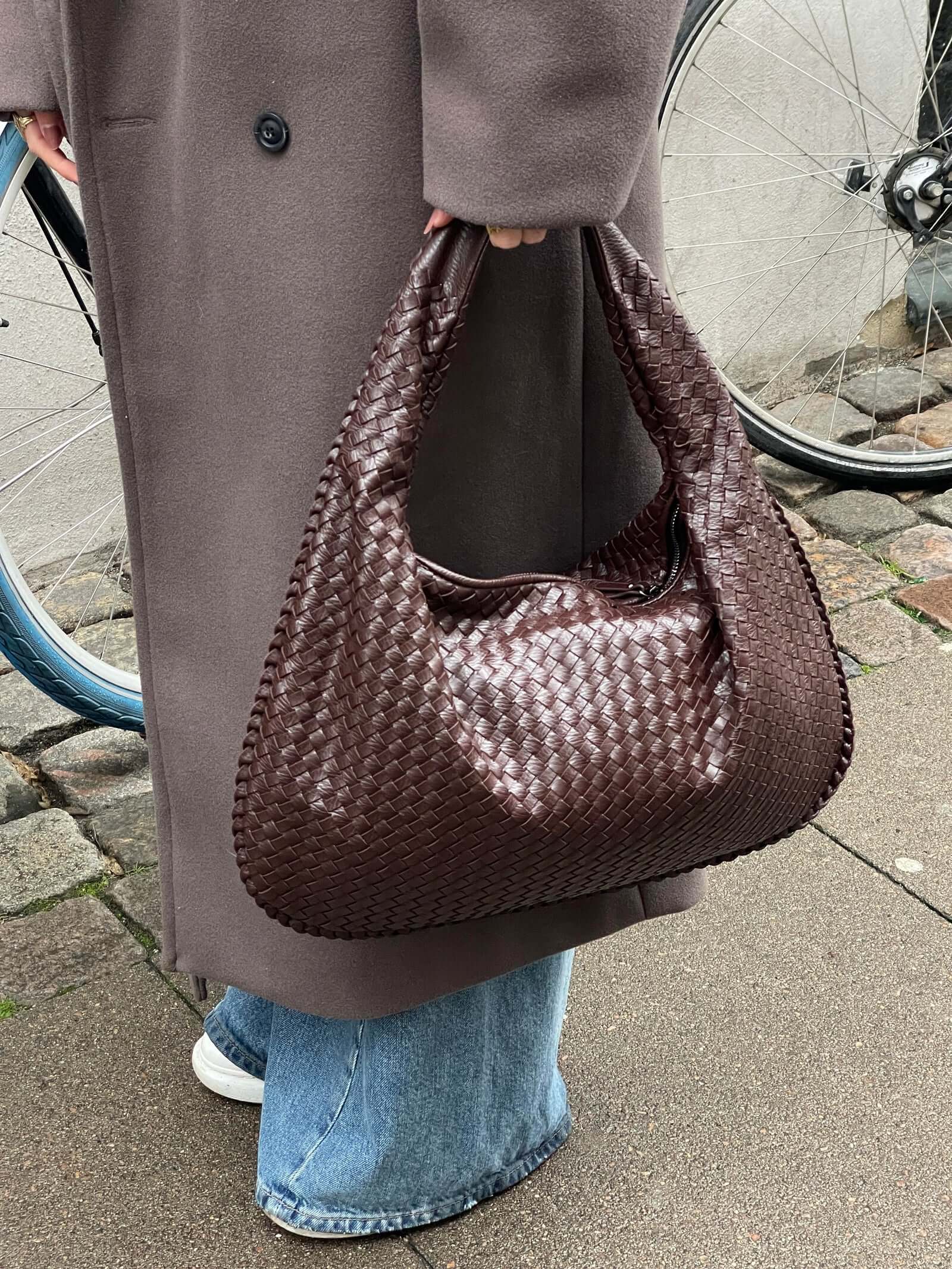 Jackie vævet taske