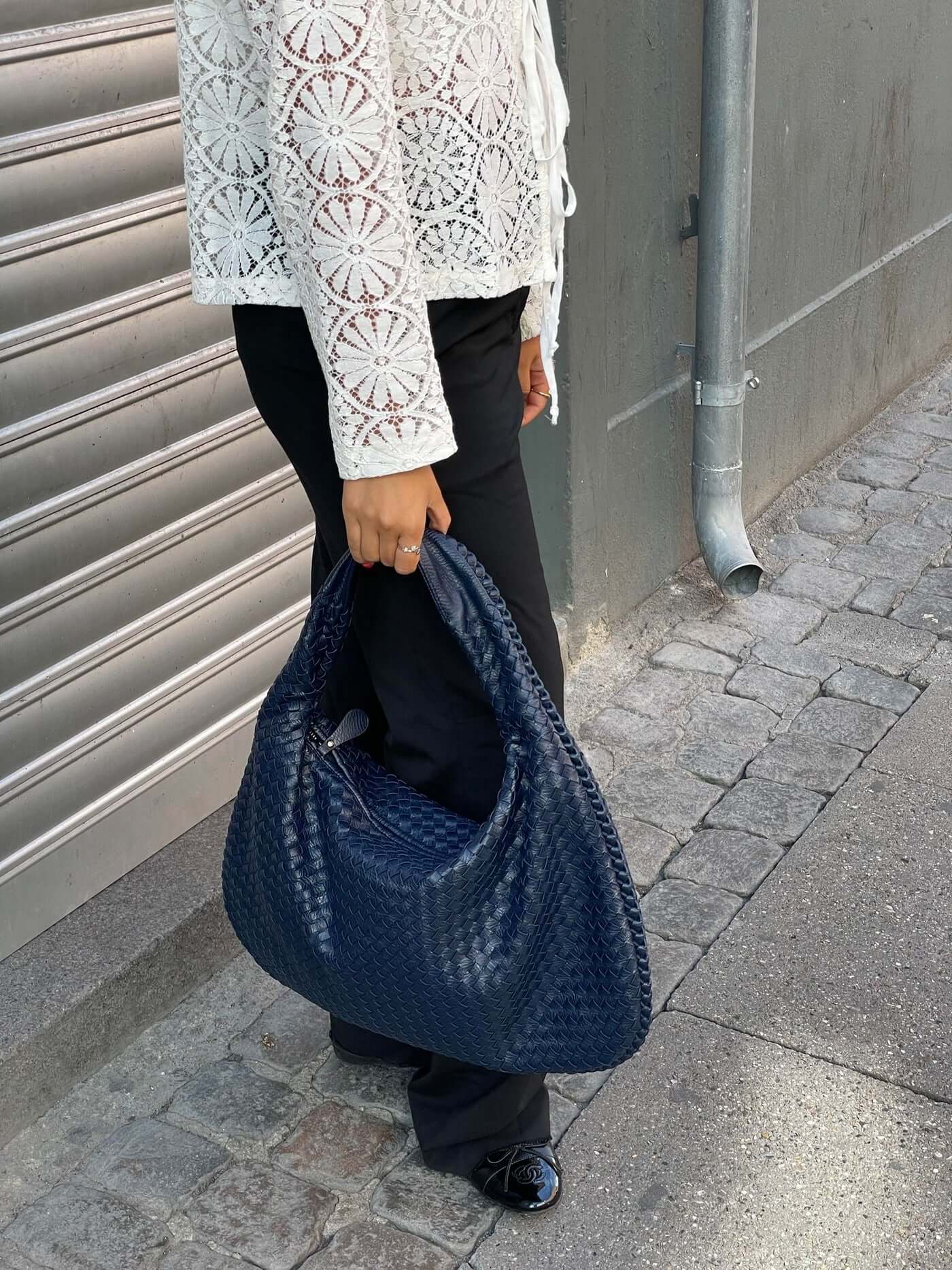 Jackie vævet taske
