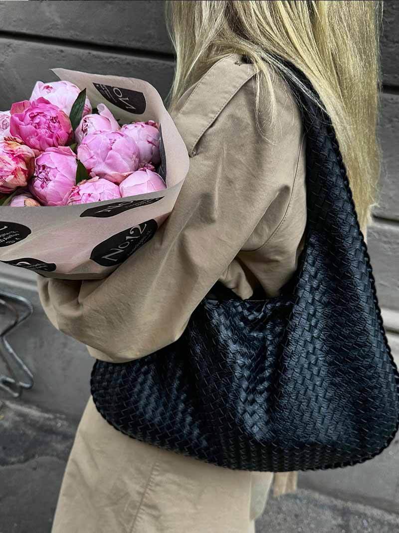 Jackie vævet taske