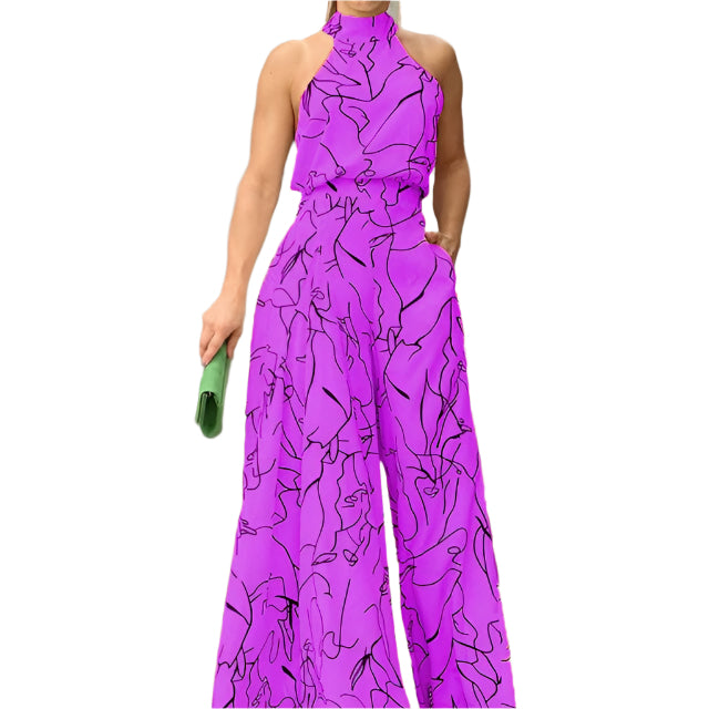 Veronica - grime jumpsuit med tryk