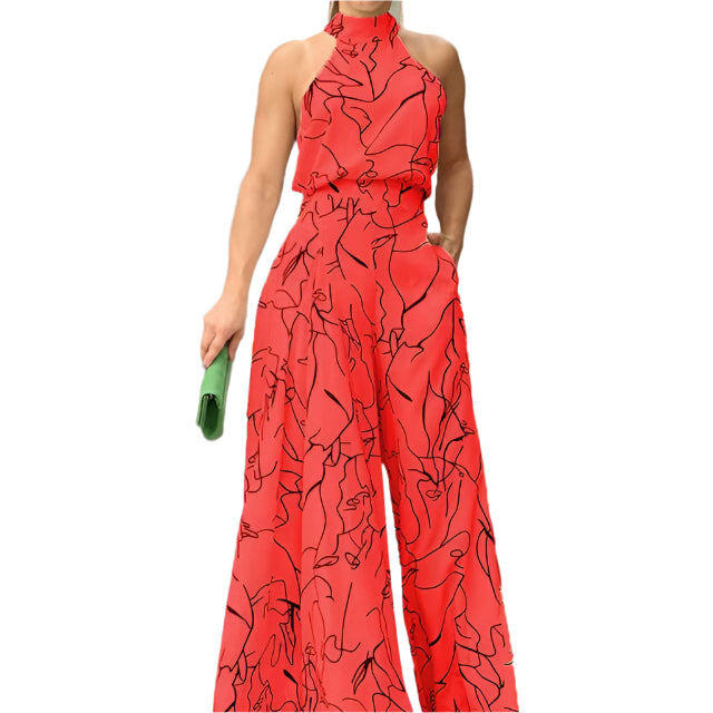 Veronica - grime jumpsuit med tryk