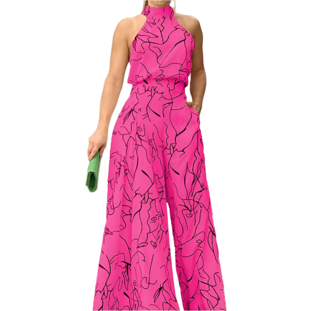 Veronica - grime jumpsuit med tryk