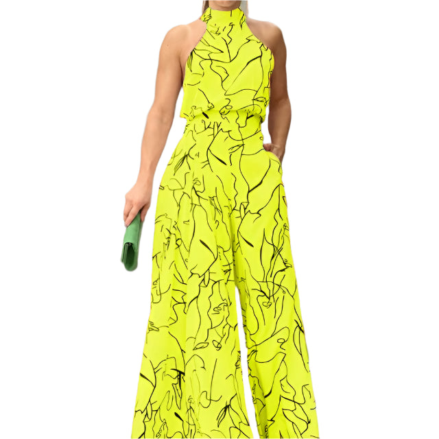 Veronica - grime jumpsuit med tryk