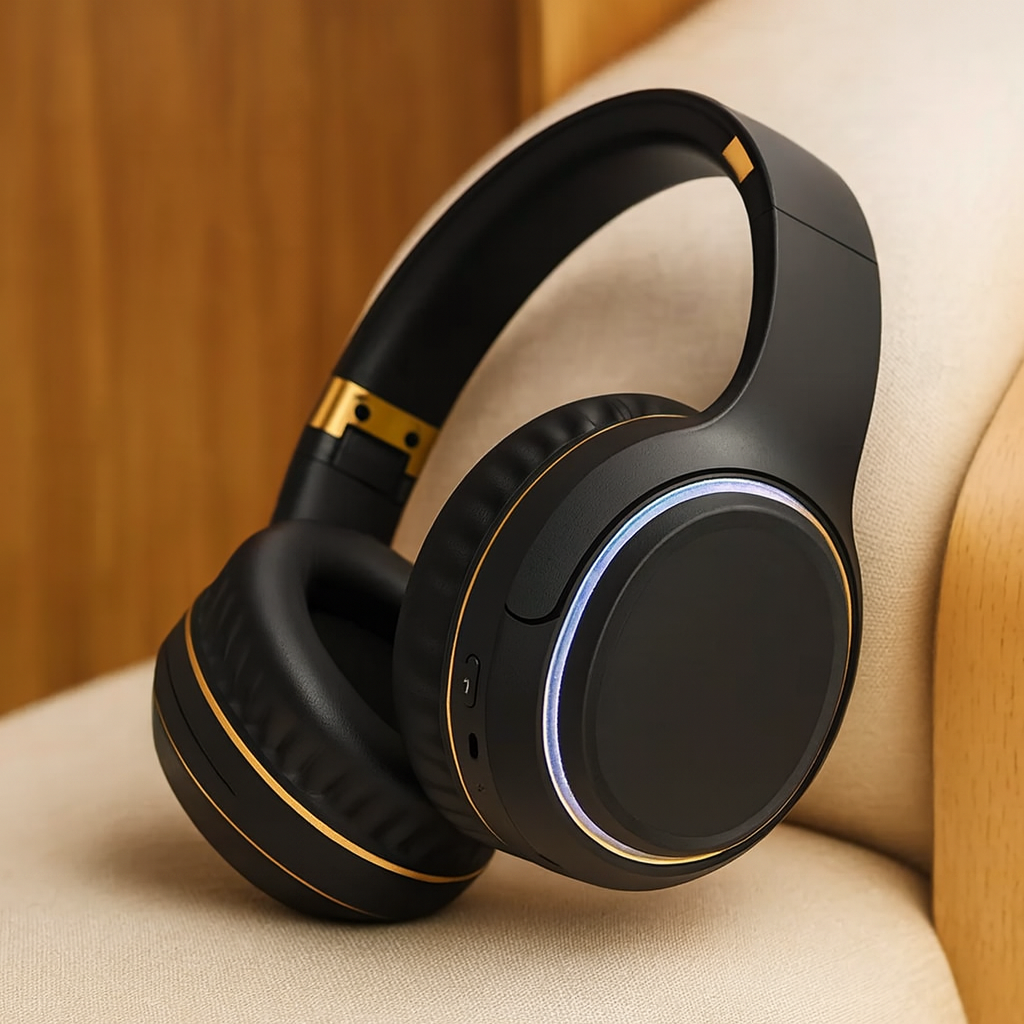SonicGlow | Trådløse hovedtelefoner med omgivende belysning