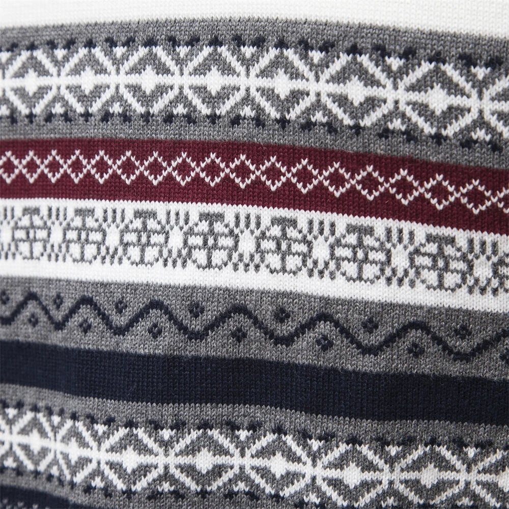 Sverre | Retro Halfzip Sweater til mænd