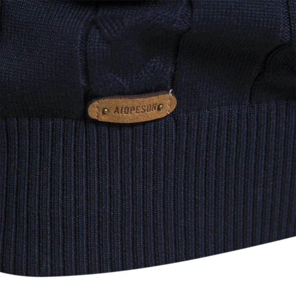 Sverre | Retro Halfzip Sweater til mænd