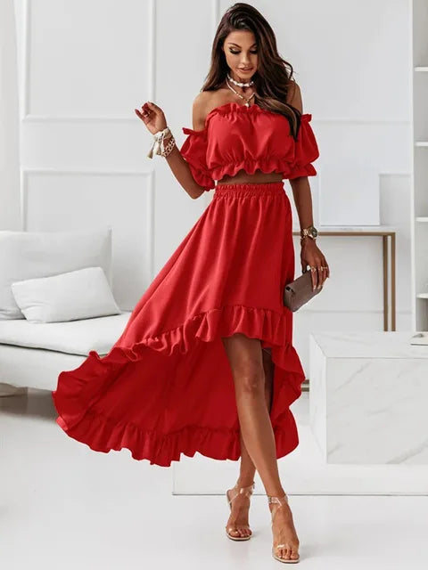 Ava - Elegant flæsesæt