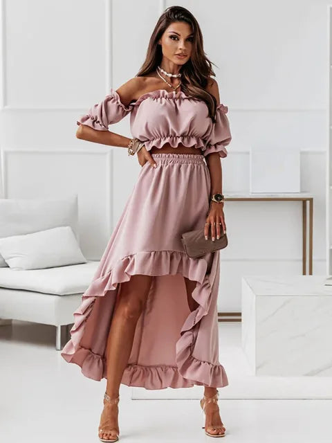 Ava - Elegant flæsesæt
