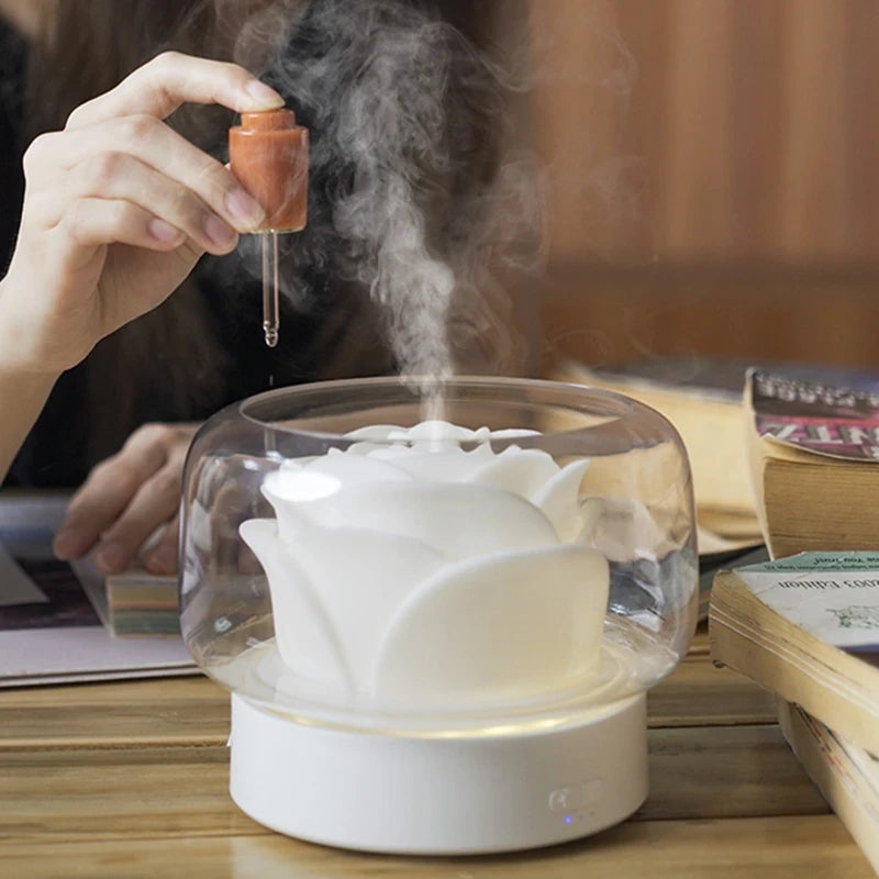 LumiScent - Elegant diffuser, der tilbyder en fredfyldt let og aromatisk duft