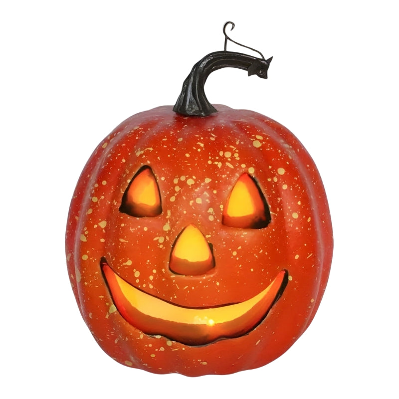 SpookSquash Halloween Græskardekoration – Festlig efterårsdekoration til indendørs og udendørs brug