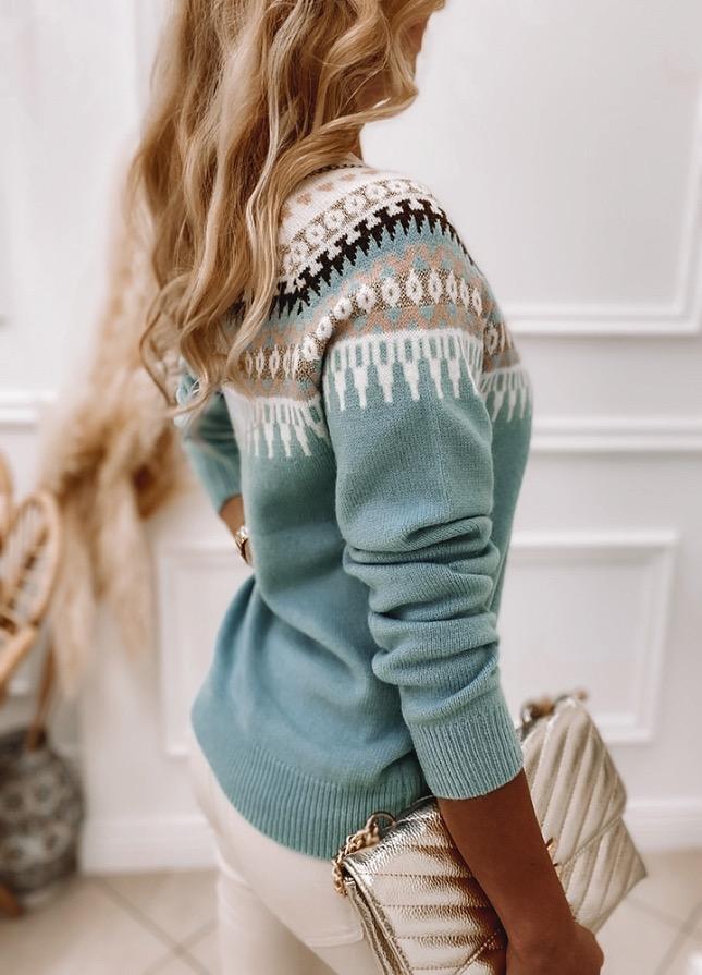 Olivia Norwegian Sweater – Dametrøje med nordisk mønster