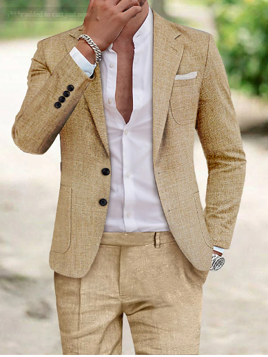 Johan -Stil herredragt i hør - Summer Chic