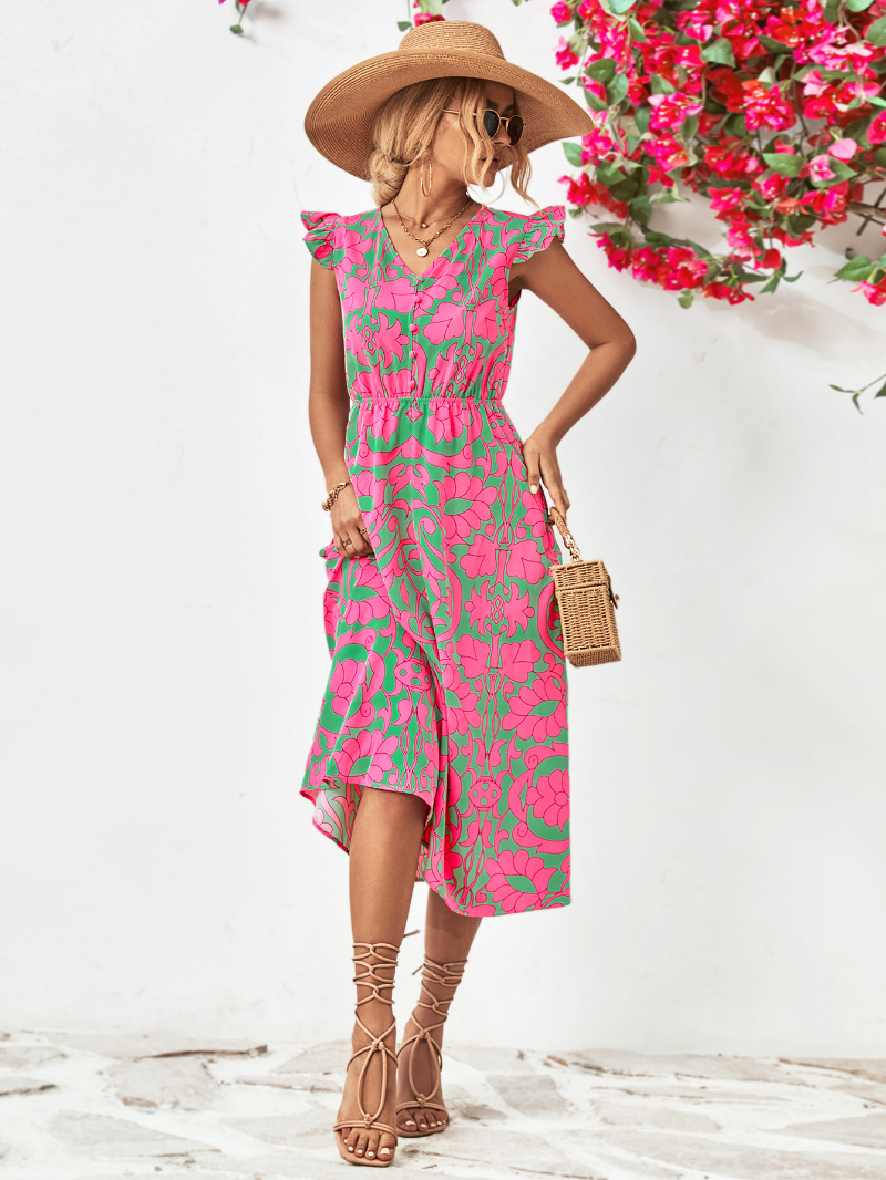 Zea - Elegant sommer-midikjole