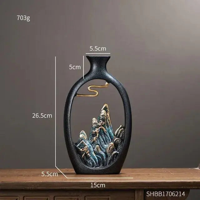 SereniGlow - Elegant vase til rolig boligindretning