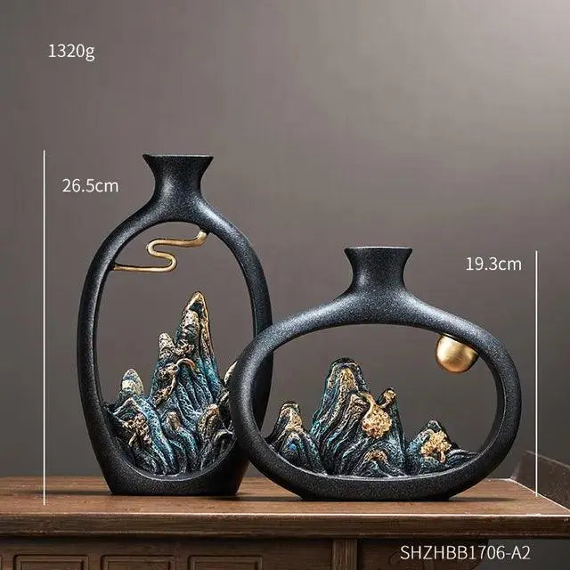 SereniGlow - Elegant vase til rolig boligindretning