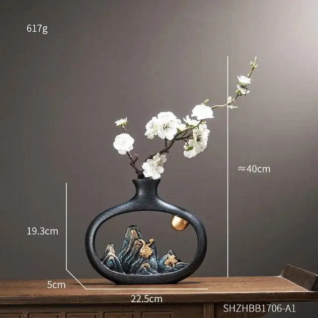 SereniGlow - Elegant vase til rolig boligindretning