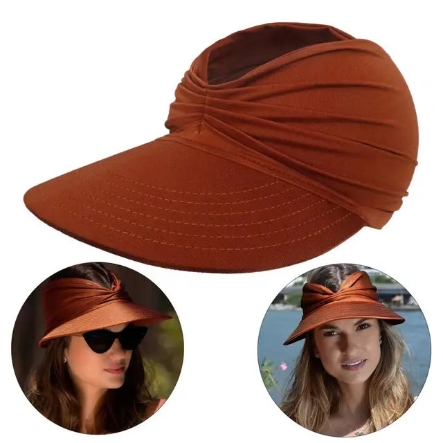 Fern - Sommerstrandhat med stort visir