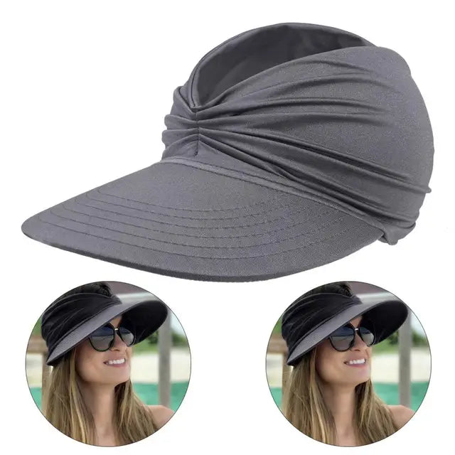 Fern - Sommerstrandhat med stort visir