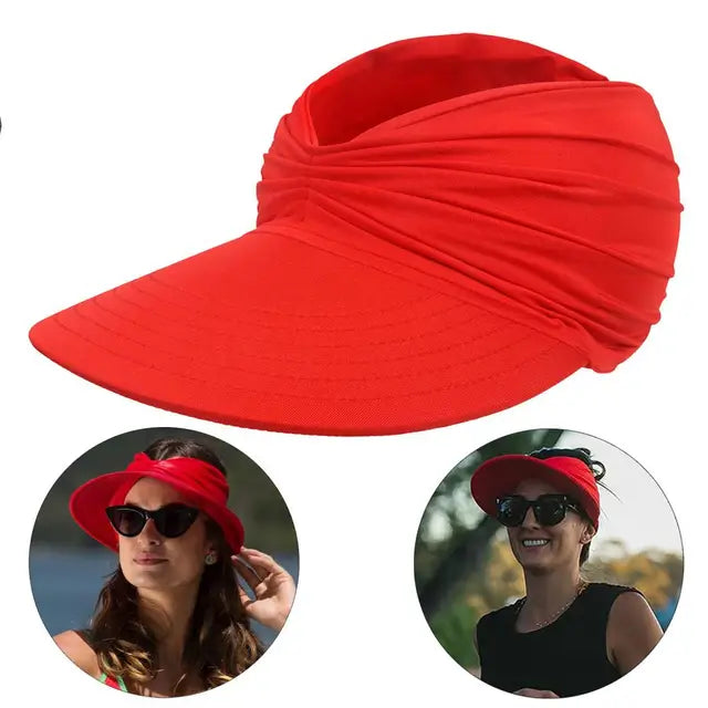 Fern - Sommerstrandhat med stort visir