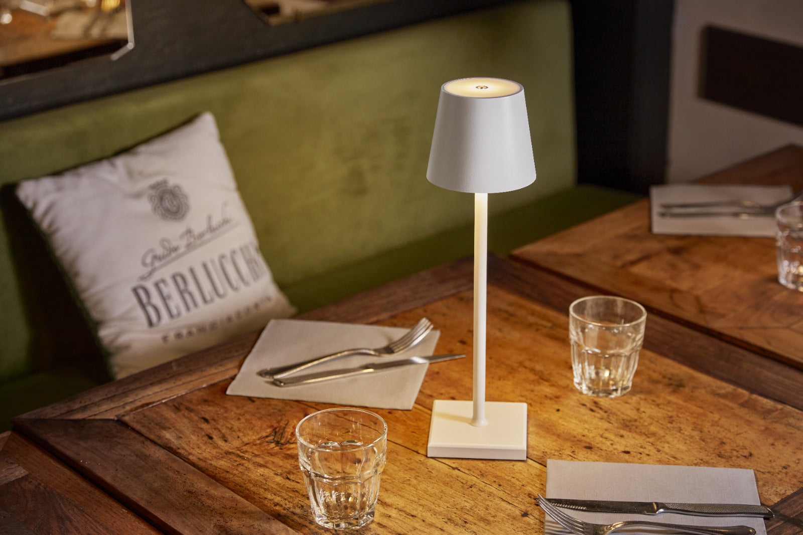 Glødelampe | Genopladelig bordlampe