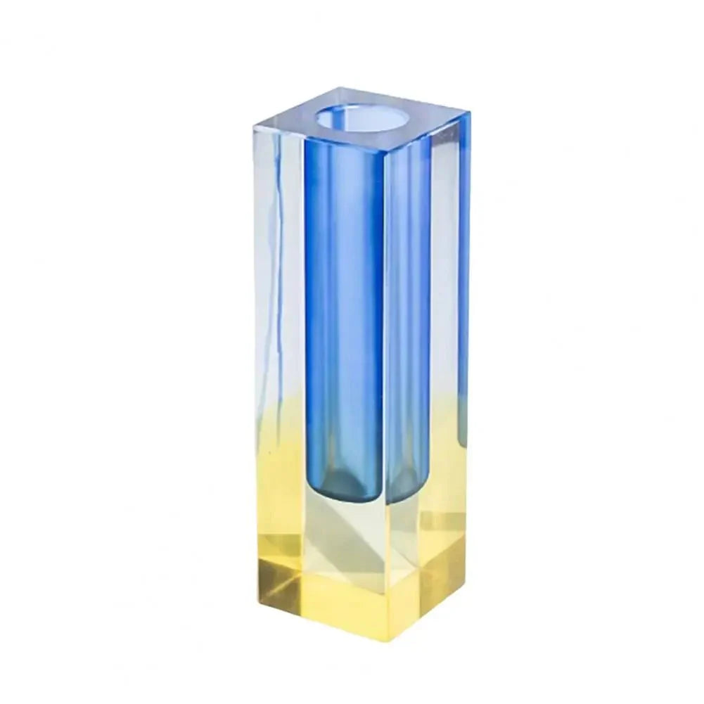 GradientGlow - Krystal Cuboid Vase