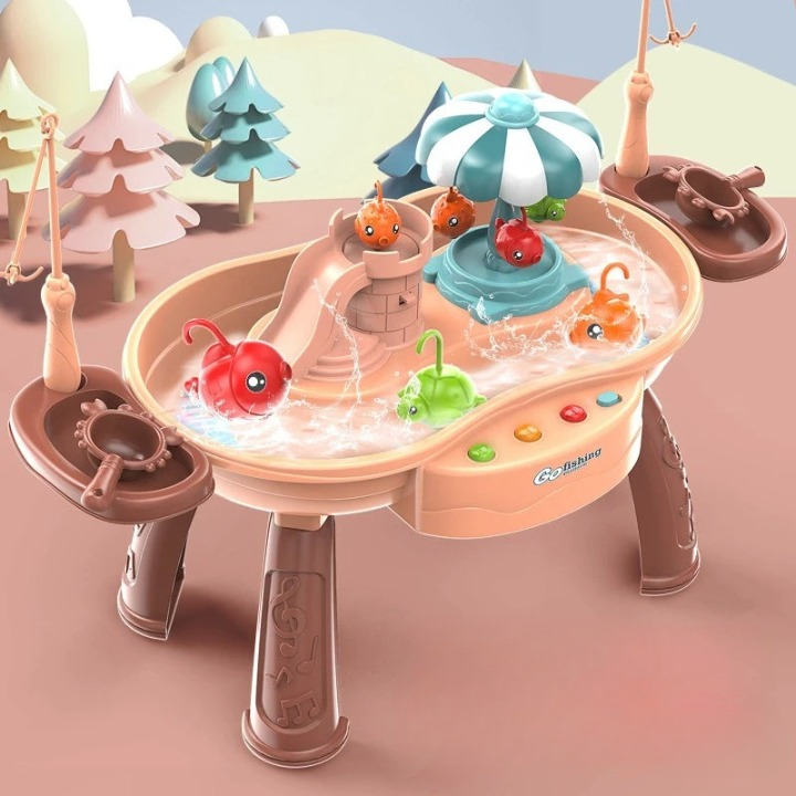 Tots’n’Trout - Børns multifunktionelle fiskespilplatform Montessori-legetøj