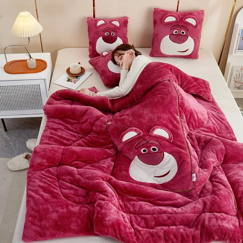 ComfyNest | Varmt og hyggeligt tæppe og puder