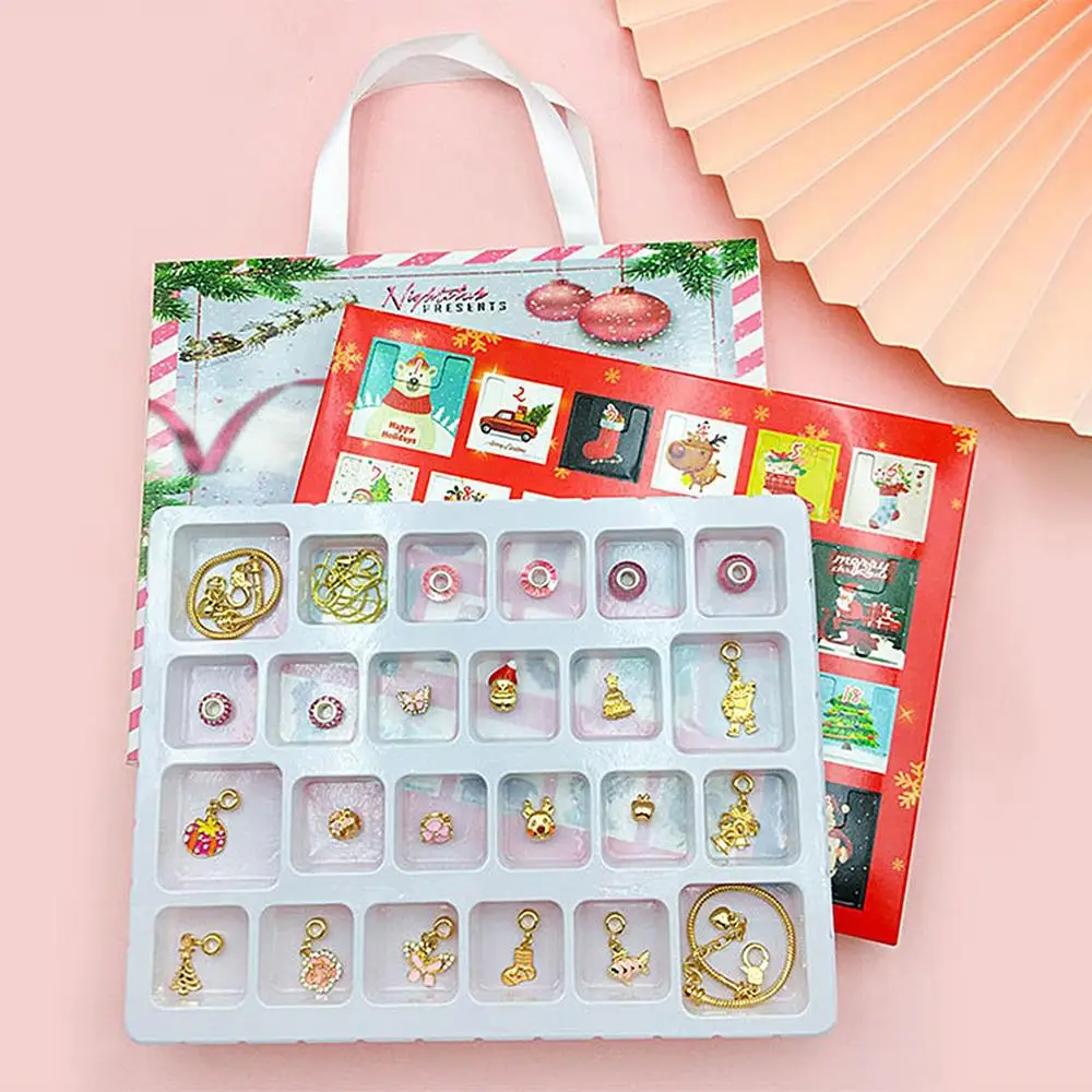 24-dages adventskalender med nedtælling - DIY armbåndssæt