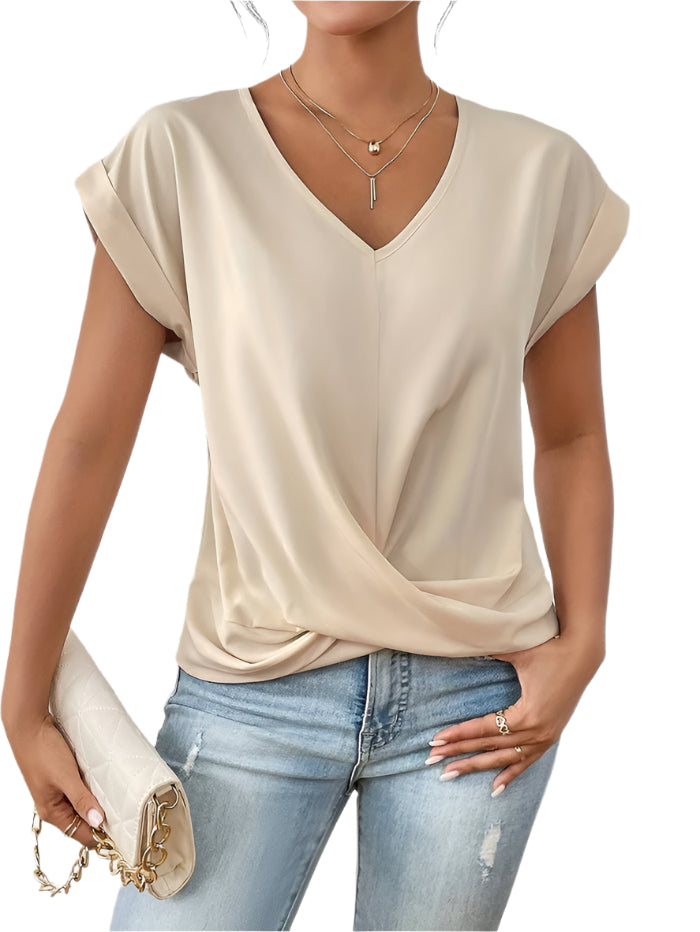 Tammy - Casual T-shirt med V-hals